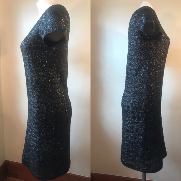 Velvet by Graham and Spencer Brand, Black Sequin Dress, LBD, Formal, Semi-Formal - Picture 6 of 15